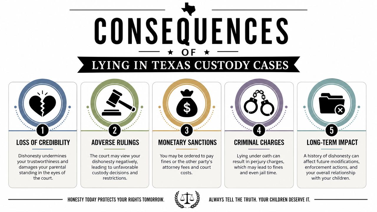 The Real Consequences of Lying in a Custody Case