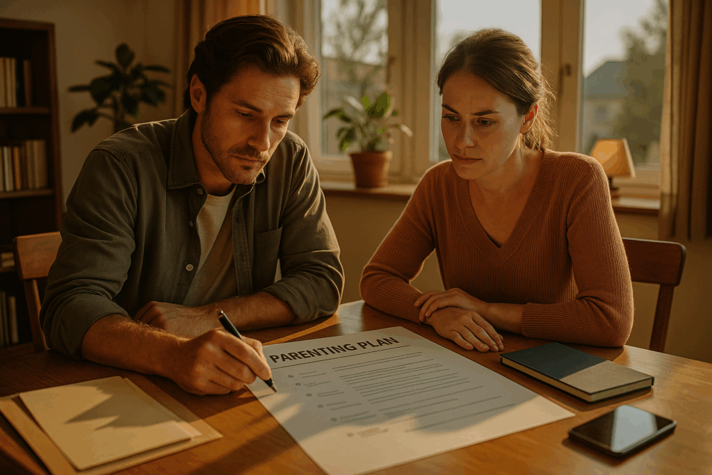 Building a strong parenting plan for child custody.