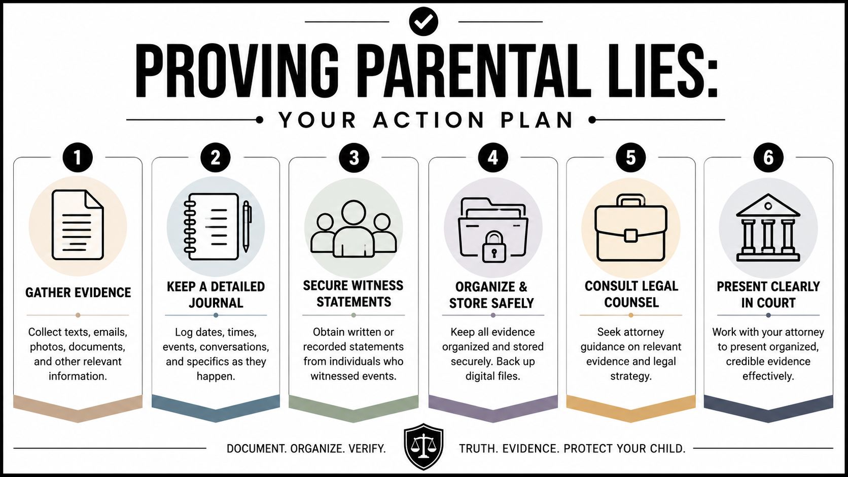How to Document and Prove Your Co-Parent Is Lying